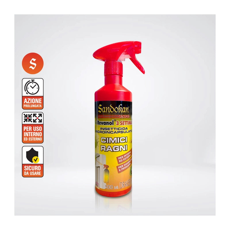 INSETTICIDA CIMICI E RAGNI 500ML- 1,0 pz