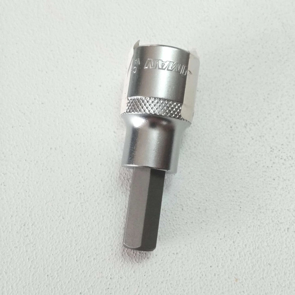 Benman 6mm bussola attacco 1/2 con inserto esagonale corto