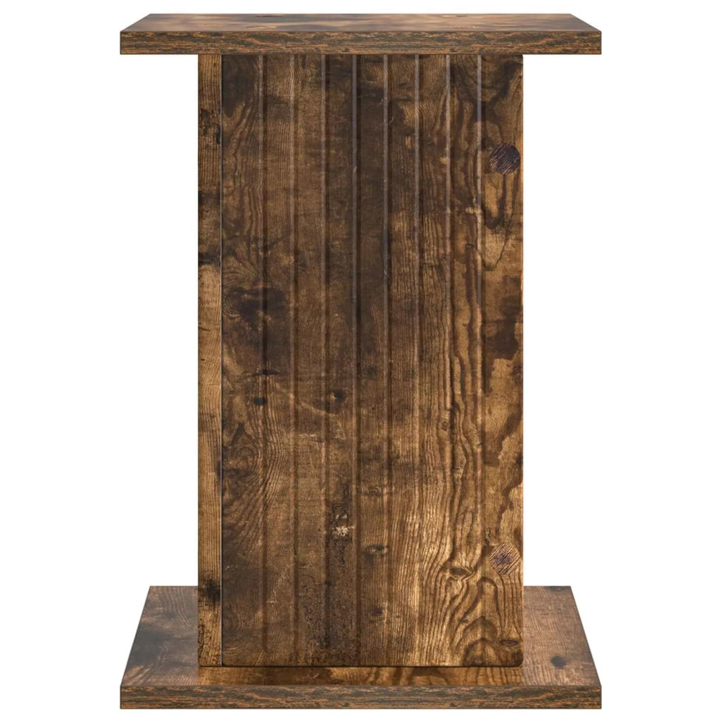 Supporto per piante | Sostegno per piante 2 pz Rovere Fumo 30,5 x 30 x 43 cm