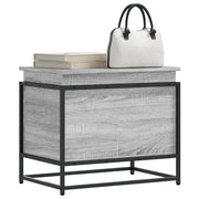 Contenitore con Coperchio Grigio Sonoma 60x40x51,5cm Truciolato 848797