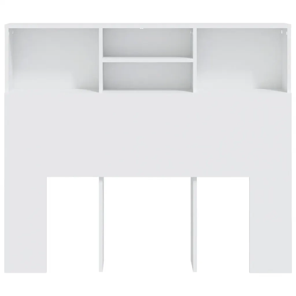 Testiera | Testata con Contenitore Bianco 120x19x103,5 cm