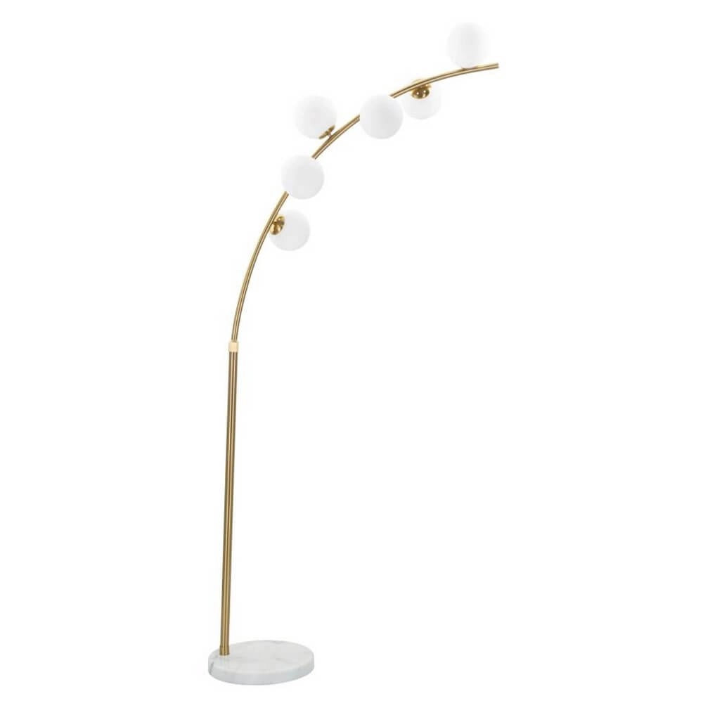 Lampada da Terra Arco 6 Luci cm 130X45X220-246 - GLAMYRC 6 LUCI