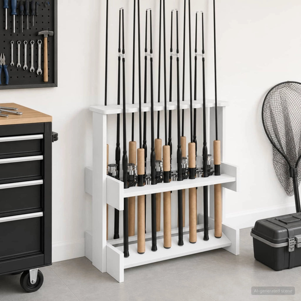 Supporto per canne da pesca Legno ingegnerizzato 3429734