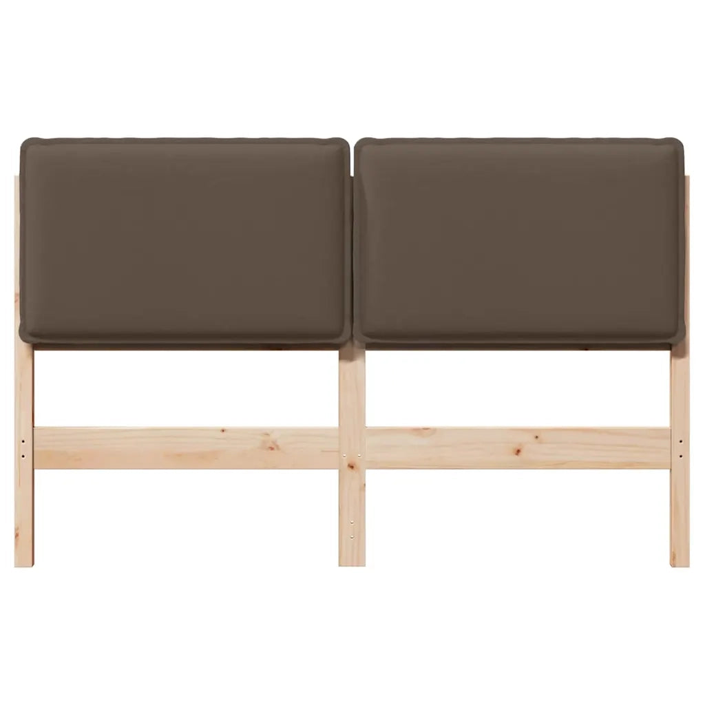 Testiera | Testata imbottita con Testiera | Testata Grigio Naturale e Chiaro 150 cm