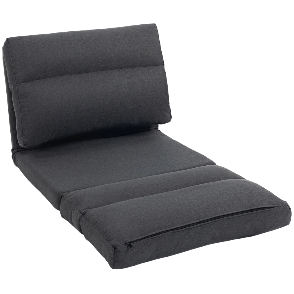 Letto a sacco reclinabile pieghevole ¨C Minimal ¨C grigio scuro 70x72x56 cm