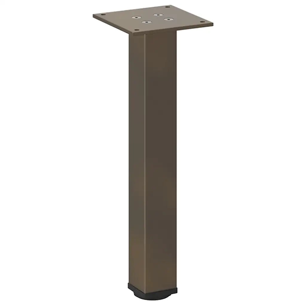 Gambe per Tavolino da Caffè 4 pz in Acciaio Naturale 42-44 cm Acciaio 4012455