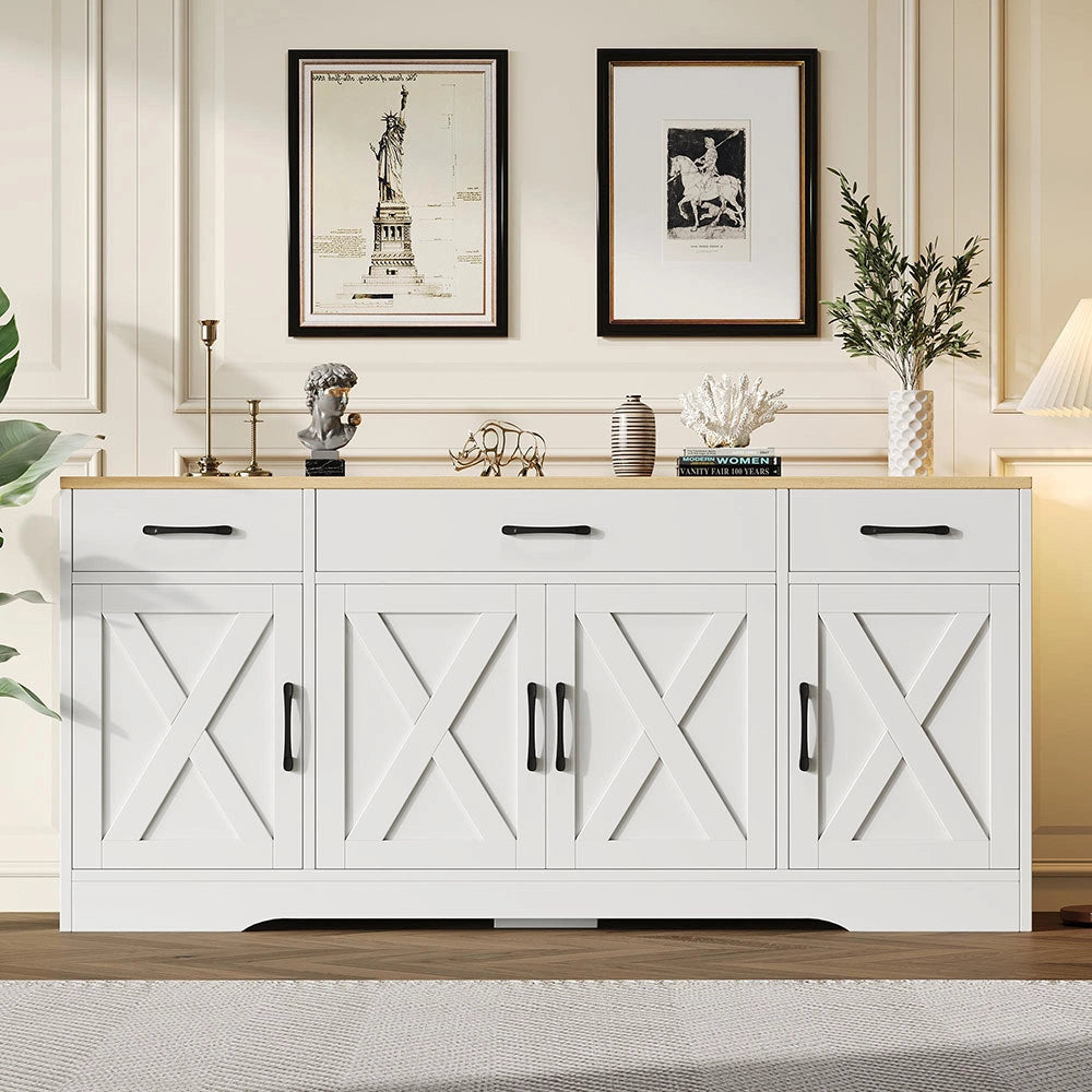Buffet - Xylo - bianco legno multifunzione moderno