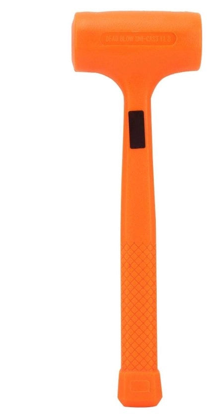 Mazza in Gomma - Resistente al Colpo - PVC - Acciaio - 0,5kg - Sostenibile - Minimo Danno e Rumore durante l'Uso