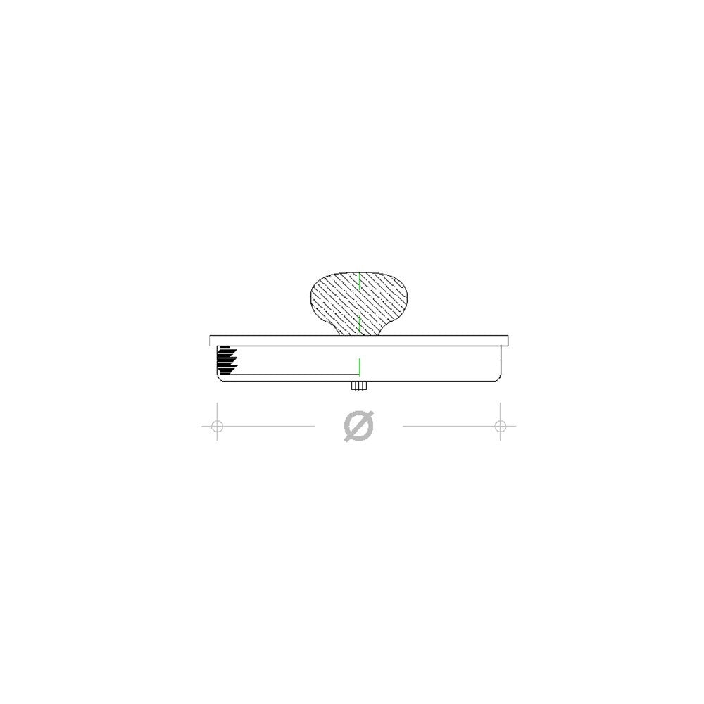 Tappo inox 200mm per ispezione con guarnizione