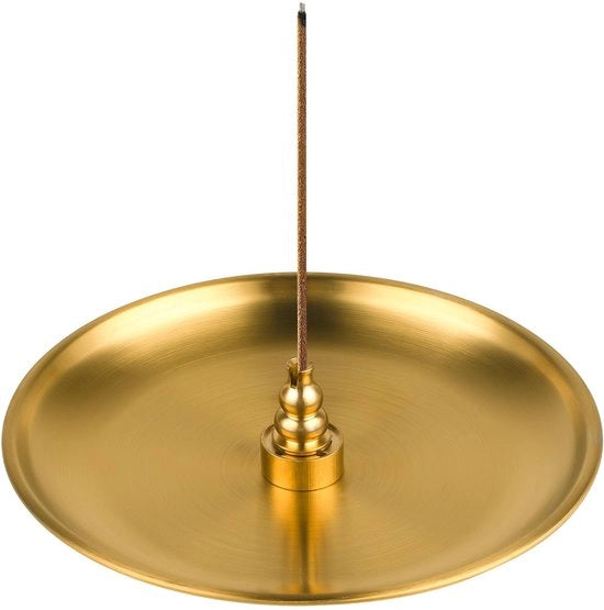 Brander 3 in 1 per Candelabri/Stick/Kegli - Contenitore per Asportare Fumo - Fissaggio in Ottone - Cassetto per Fumo - Adatto per Candelabri/Stick/Kegli - Materiale Duraturo