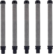 Filtro per pistola a spruzzo senza vernice - 60 mesh protezione pistola accessori per G-10 G-10XL RX-80 RX Pro (nero) - 5 pezzi
