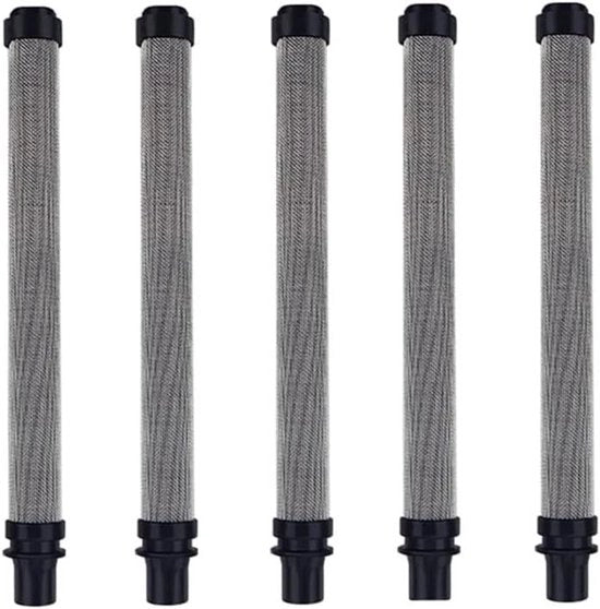 Filtro per pistola a spruzzo senza vernice - 60 mesh protezione pistola accessori per G-10 G-10XL RX-80 RX Pro (nero) - 5 pezzi