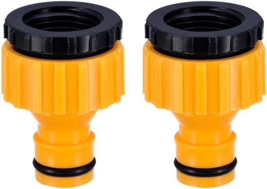 Set di connessione per esterni 2 in 1 con dado (1/2 e 3/4 pollici)