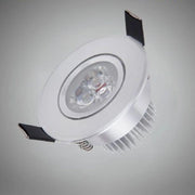Trade Shop - Faretto Incasso 3w Orientabile Luce Fredda Calda Naturale P-55 - -bianco Freddo      -