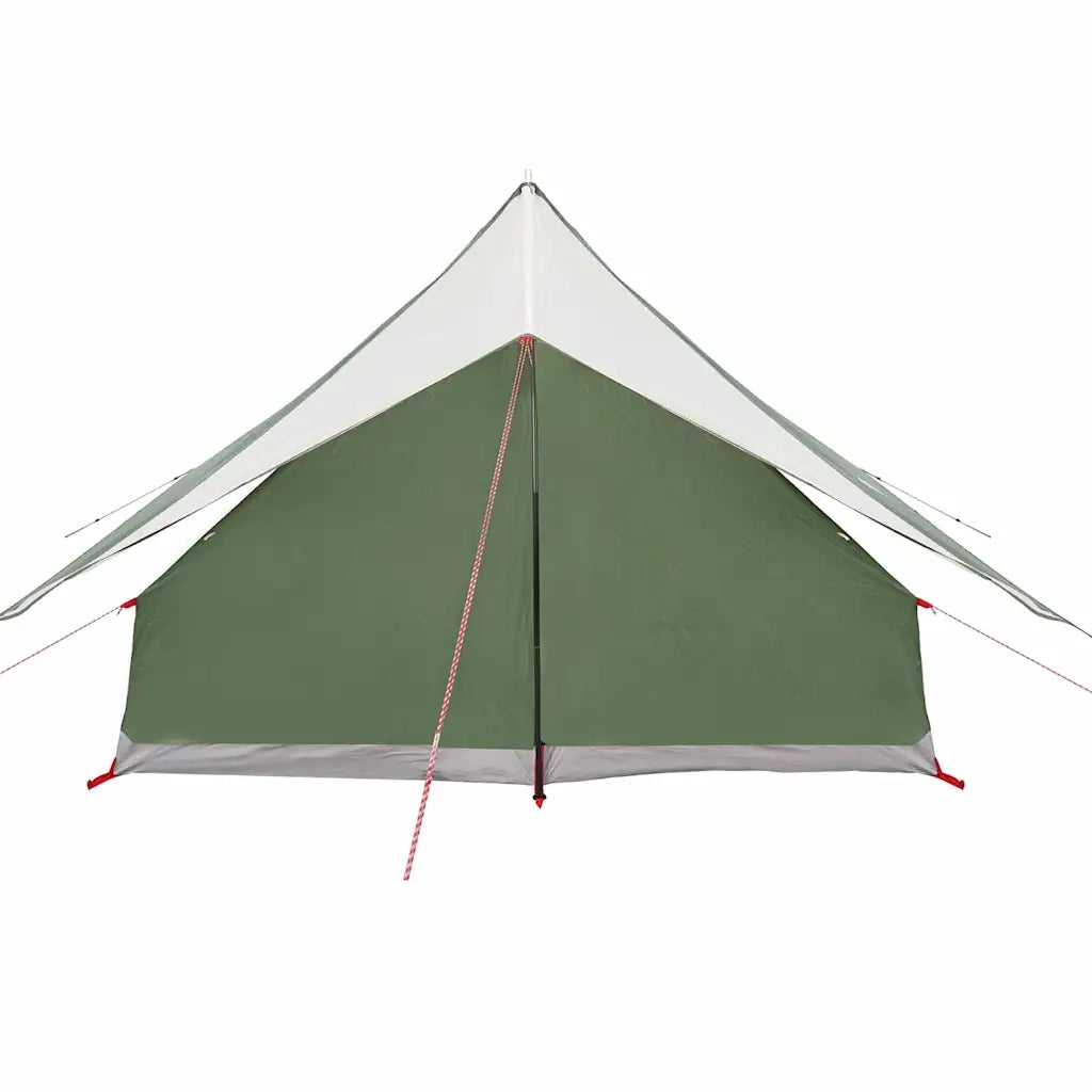 Tenda Familiare con tetto Verde e Bianco 256 x 256 x 185 cm 4100676