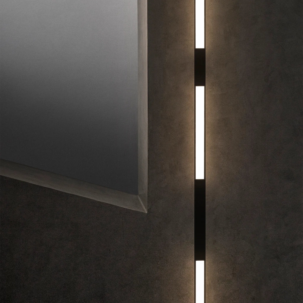 Sistema Lineare Ego Wide 1 Luce Led Integrato Nero 26W 3000K