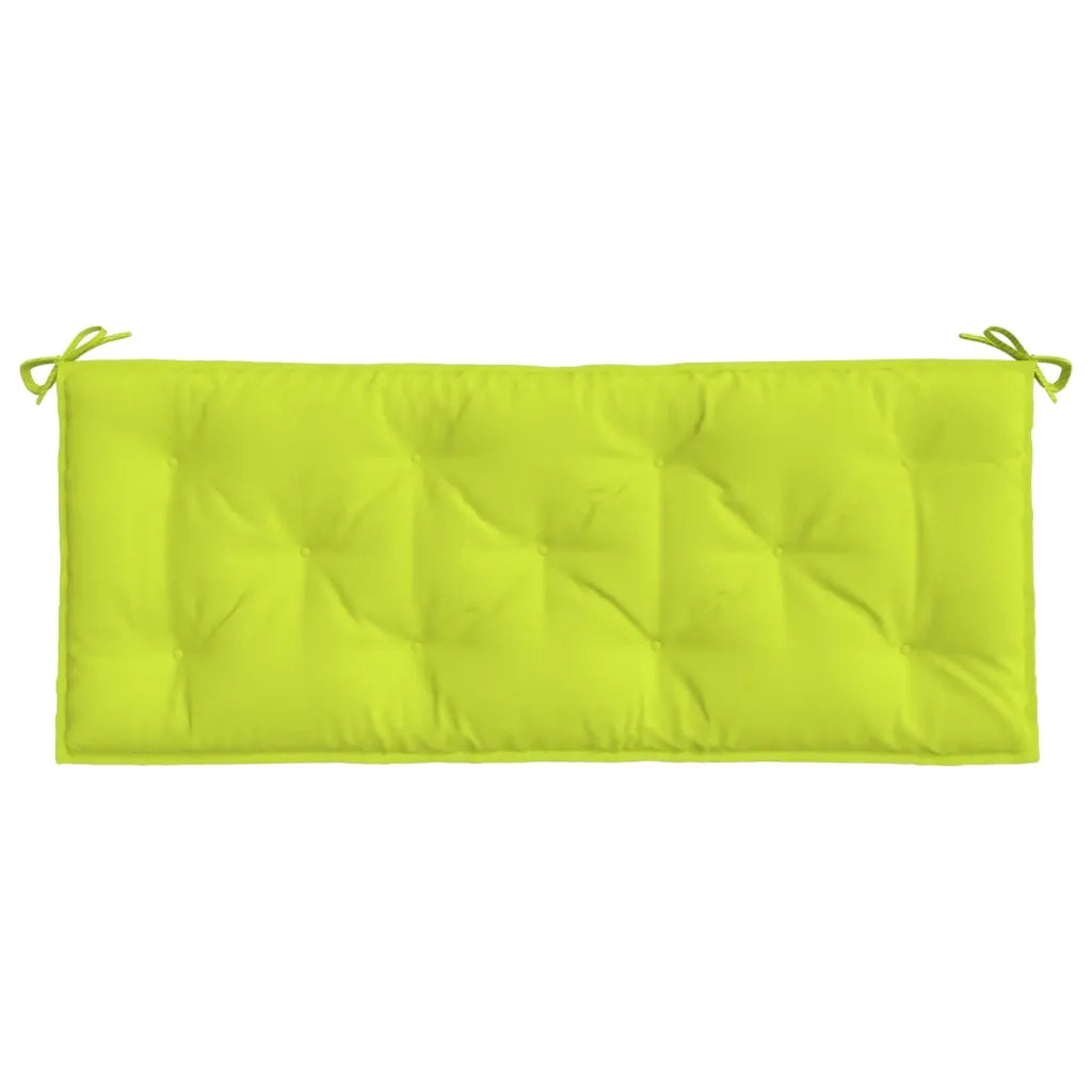 Cuscino per Panca Verde Brillante 120x50x7 cm in Tessuto Oxford 361594