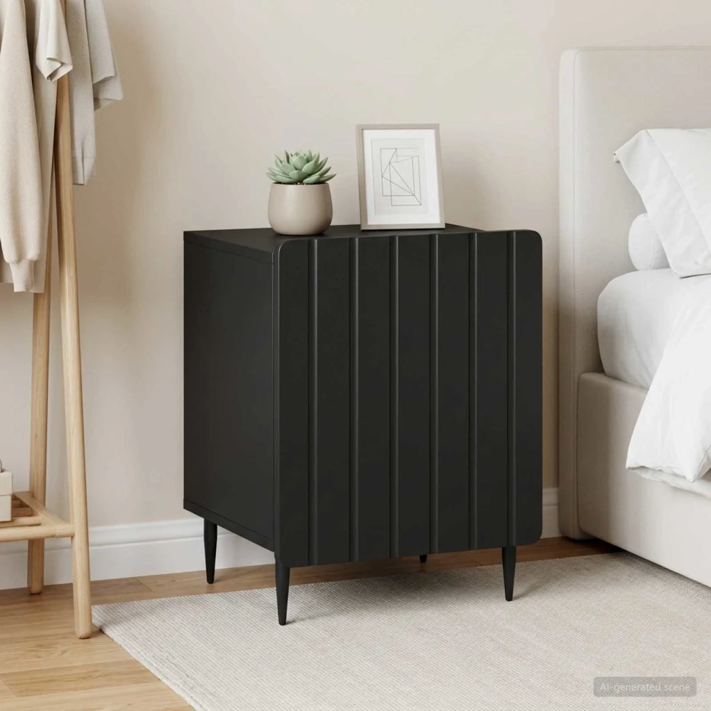 Armadio da Notte 2 pcs Nero 43 x 34,5 x 52 cm 894338