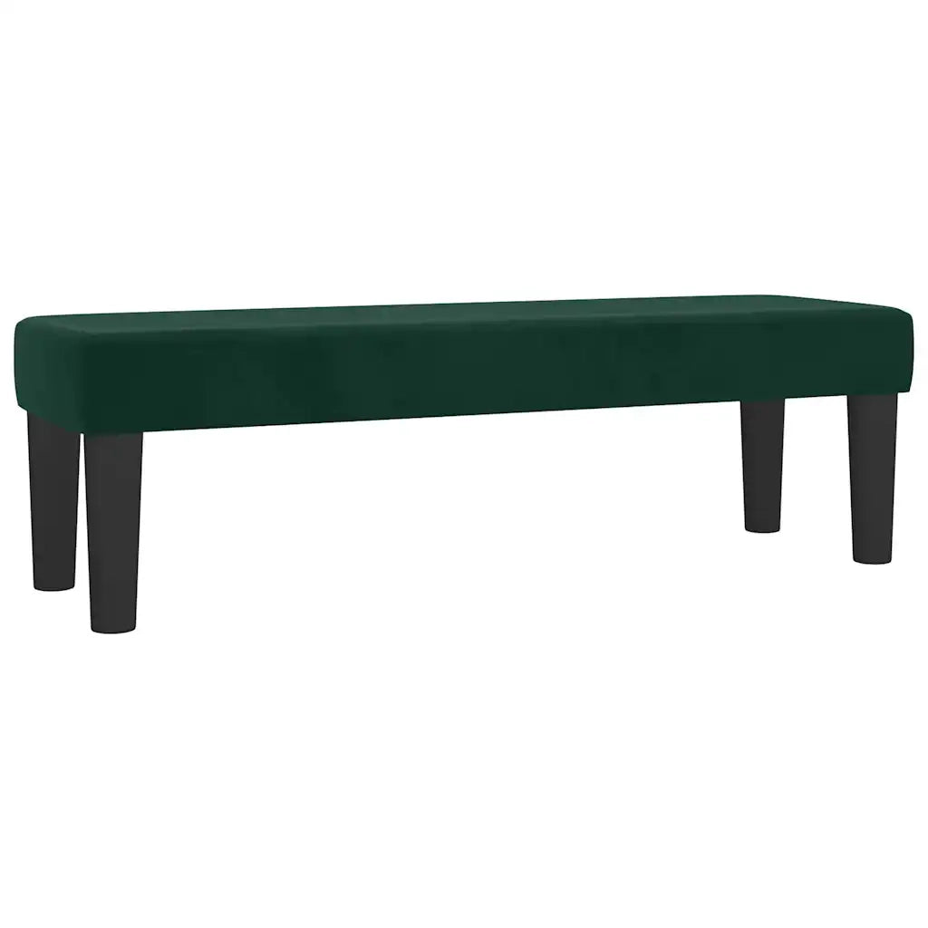 Giroletto a Molle con Materasso Verde Scuro 140x190 cm Velluto 3137842