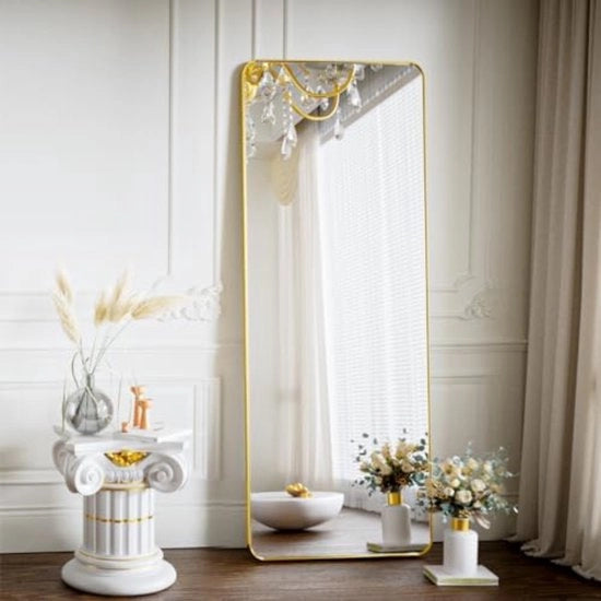 Specchio da parete - 50 x 150 cm - Oro
