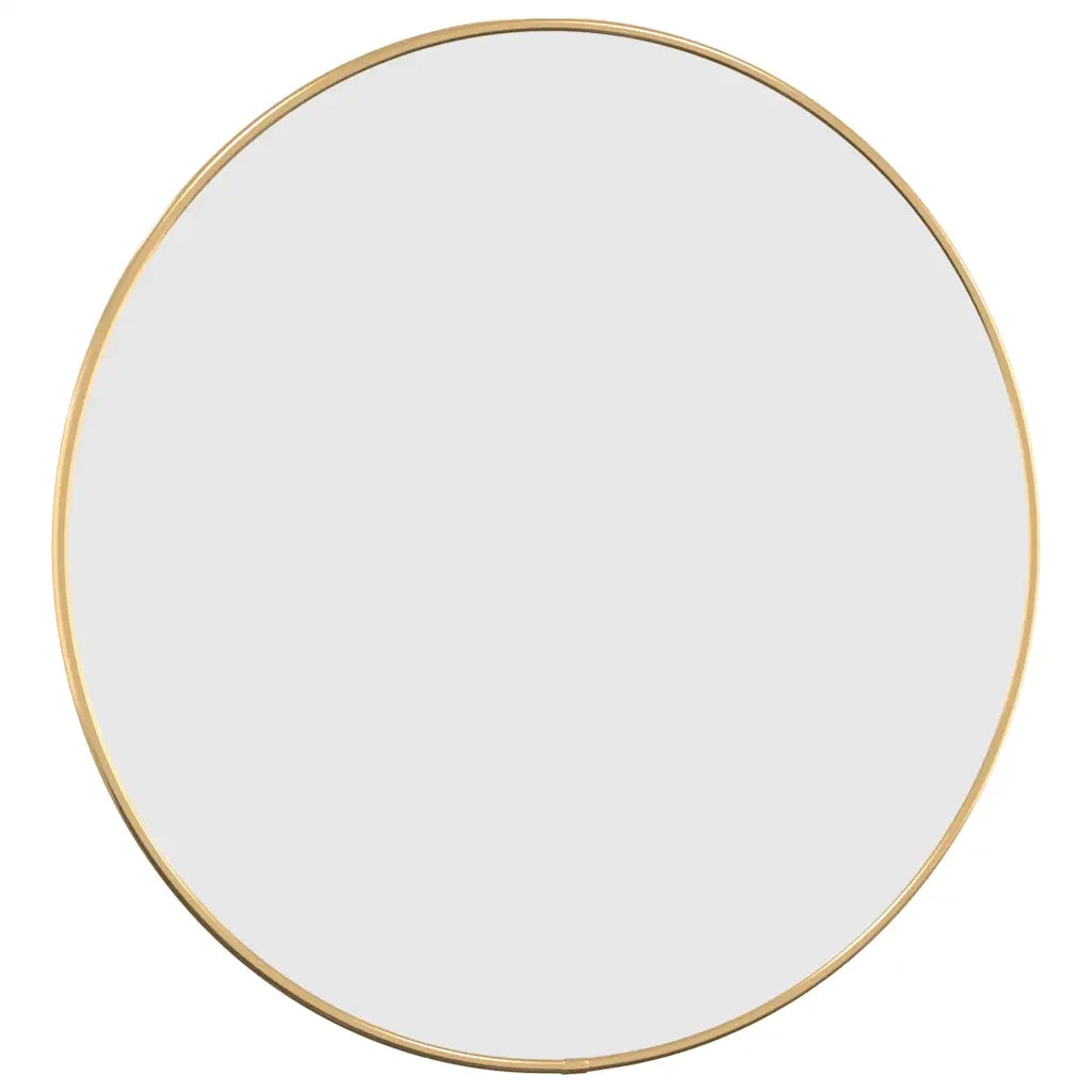 Specchio da Parete | Specchio decorativo Dorato ? 50 cm Rotondo