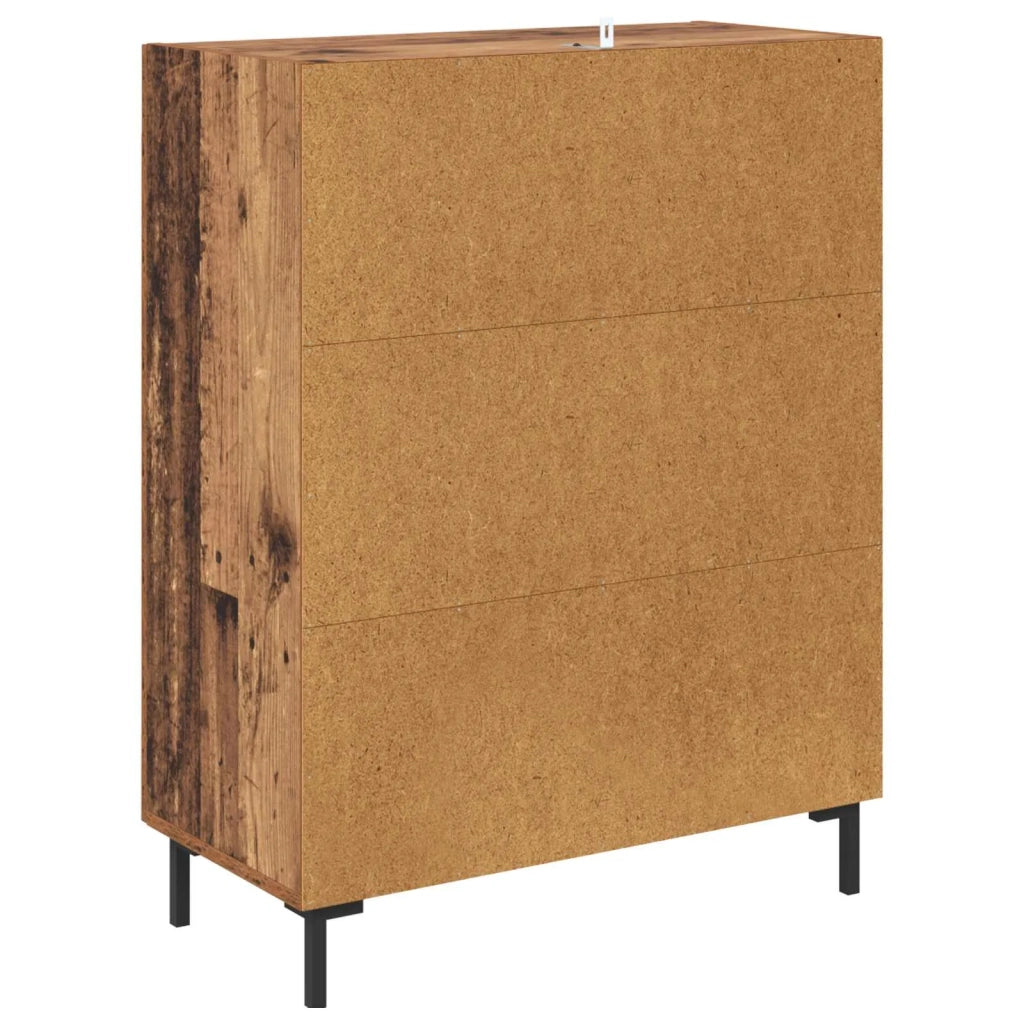 Credenza | Madia | Buffet da pranzo | Armadio da pranzo Legno vecchio 69,5 x 34 x 90 cm