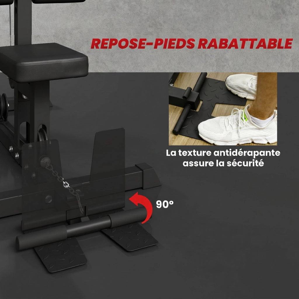 Macchina per Lat Pulldown ¨C Minimal ¨C Nero