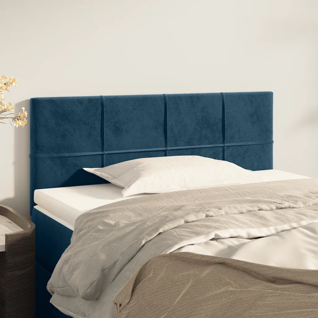 Testiera | Testata Blu scuro 90x5x78/88 cm in Tessuto