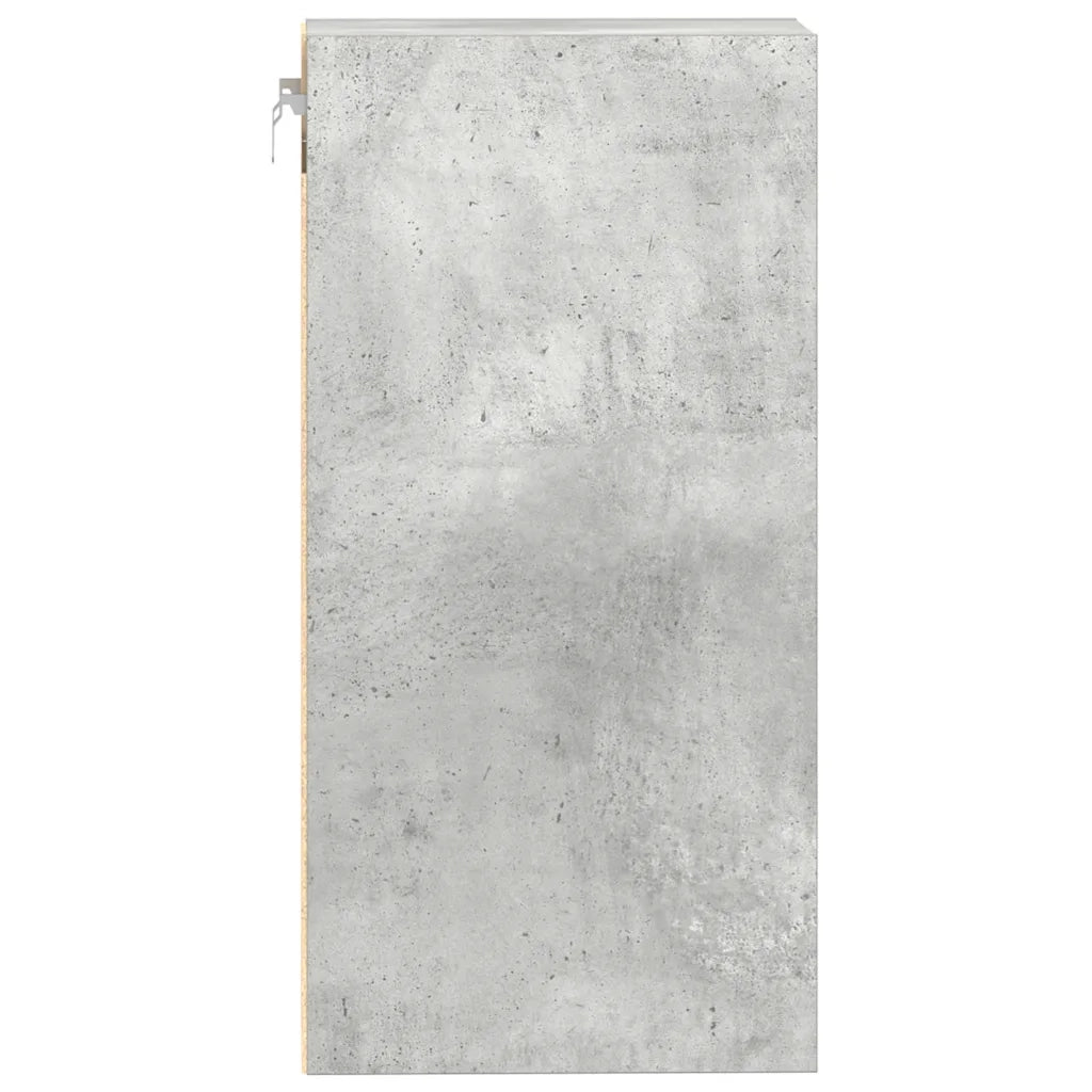 Mobiletto da cucina a parete dal design moderno 40 x 29,5 x 60 cm legno grigio cemento 02_0050450