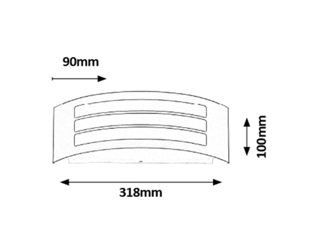 Applique esterno moderno E27 Roma antracite IP44 Rabalux
