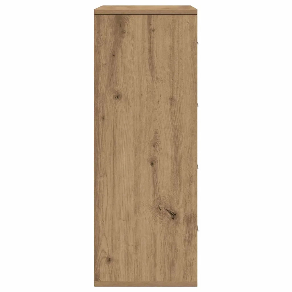 Credenza | Madia | Buffet da pranzo | Armadio da pranzo Rovere artigianale 60 x 31 x 84 cm Legno multistrato