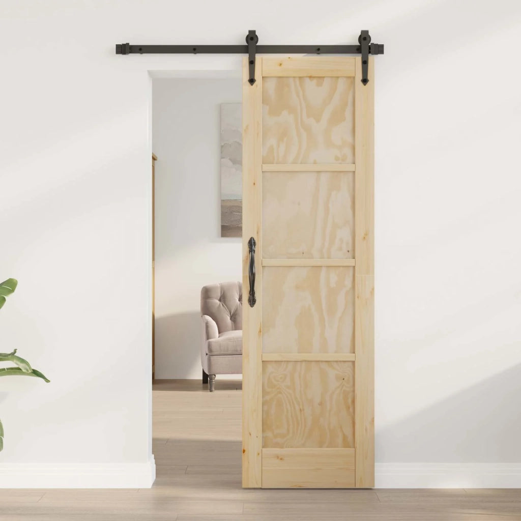 Porta Interna Naturale 61 x 198,5 cm Legno compensato 42047152