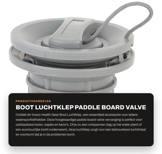 Ventiello per Paddle Board - Adattatore per Barche - Ventiello per Kajak - Plugg per Barche - Ventiello Opblaasbare - Adattatore per Dinghy - Due Metodi di Regolazione - Ventiello per Barche
