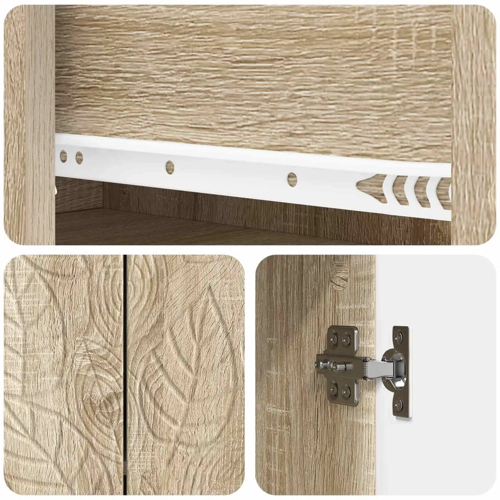 Credenza | Madia | Buffet da pranzo | Armadio da pranzo Rovere Sonoma 66 x 34,5 x 90 cm Legno ingegnerizzato