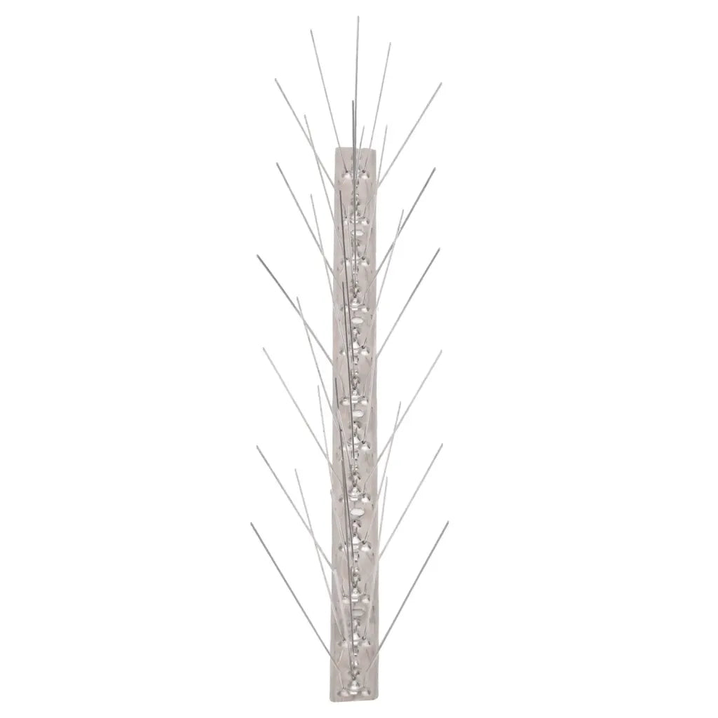 Set Dissuasori per Uccelli e Piccioni 6 pz Acciaio 5 File 3 m 170236