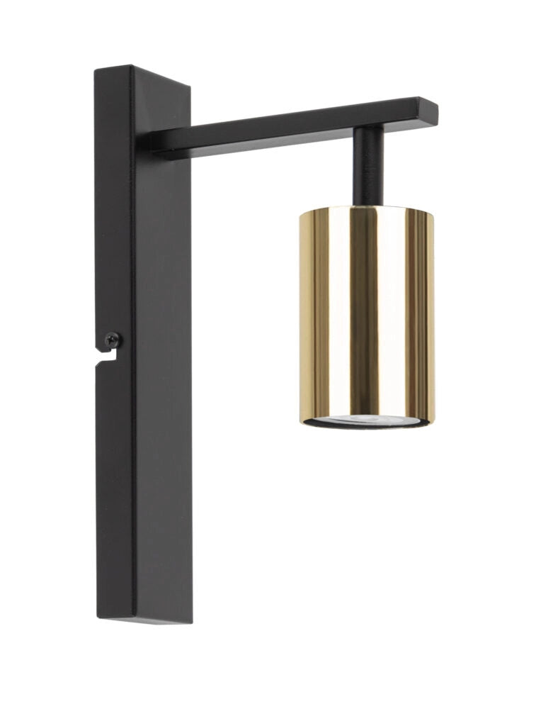 Applique Vendo nero ottone, spot 1xGU10 12W Sigma Lighting