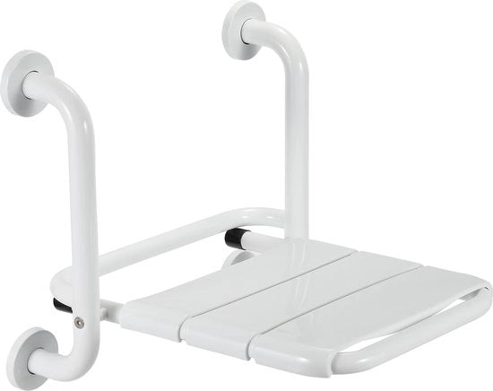 Sedile per doccia pieghevole - Supporto per doccia a parete pieghevole - Sedile pieghevole per bagno - Sedia per bagno - Peso massimo 120kg