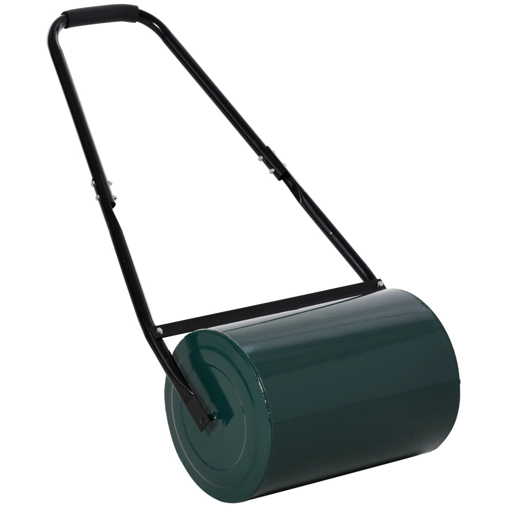 Rullo per Prato ¨C Minimal ¨C Verde Scuro, Metallo, 102x50x30 cm