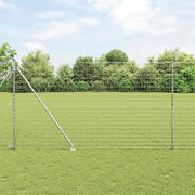 Recinzione con Posto Argento 1,6 x 10 m Acciaio 3350731