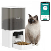 Distributore Cibo per Gatti Automatico ¨C Minimal ¨C Bianco 4.5L