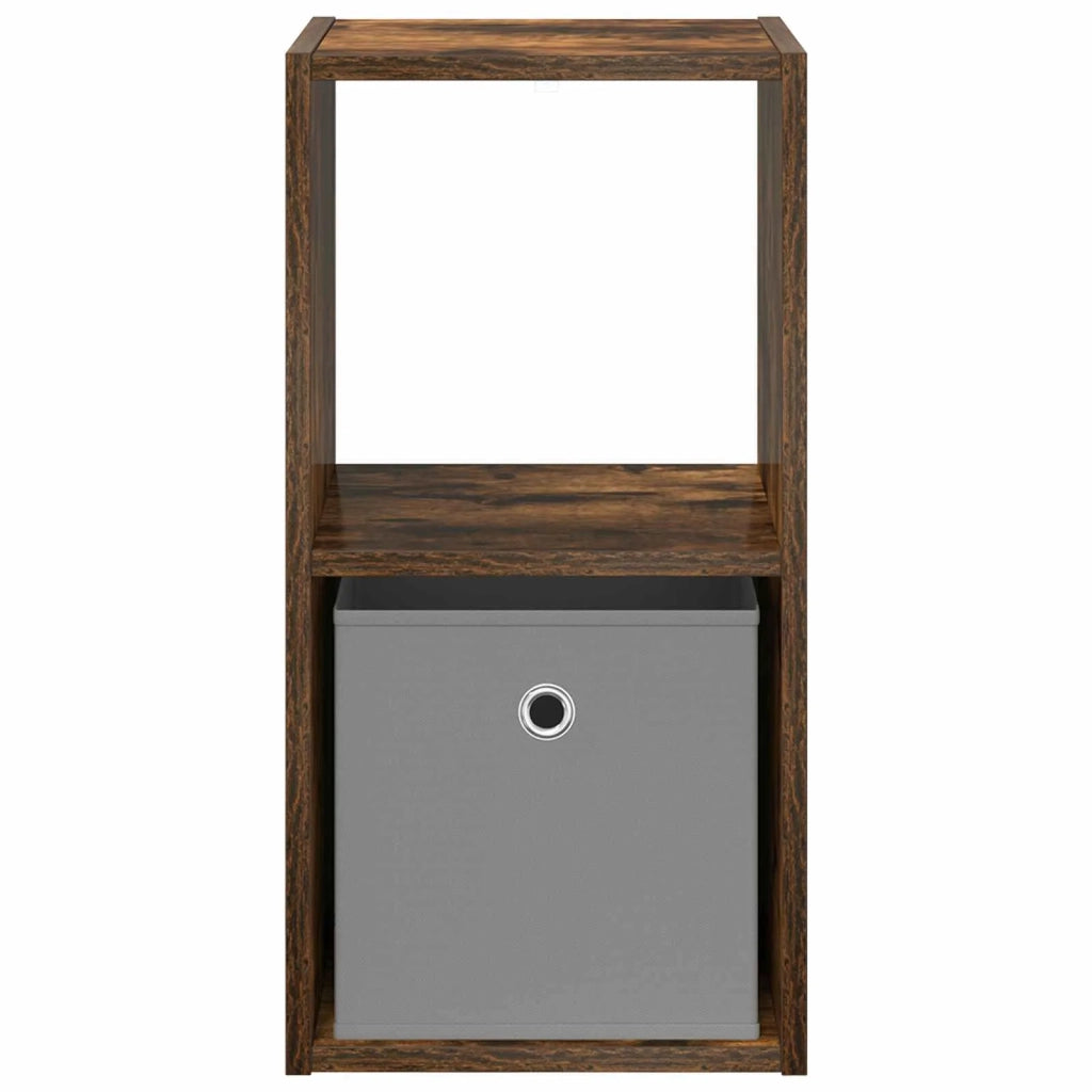 Comodino con cassetto 2 pcs Rovere fumé 30,5 x 27 x 59,5 cm 8000621