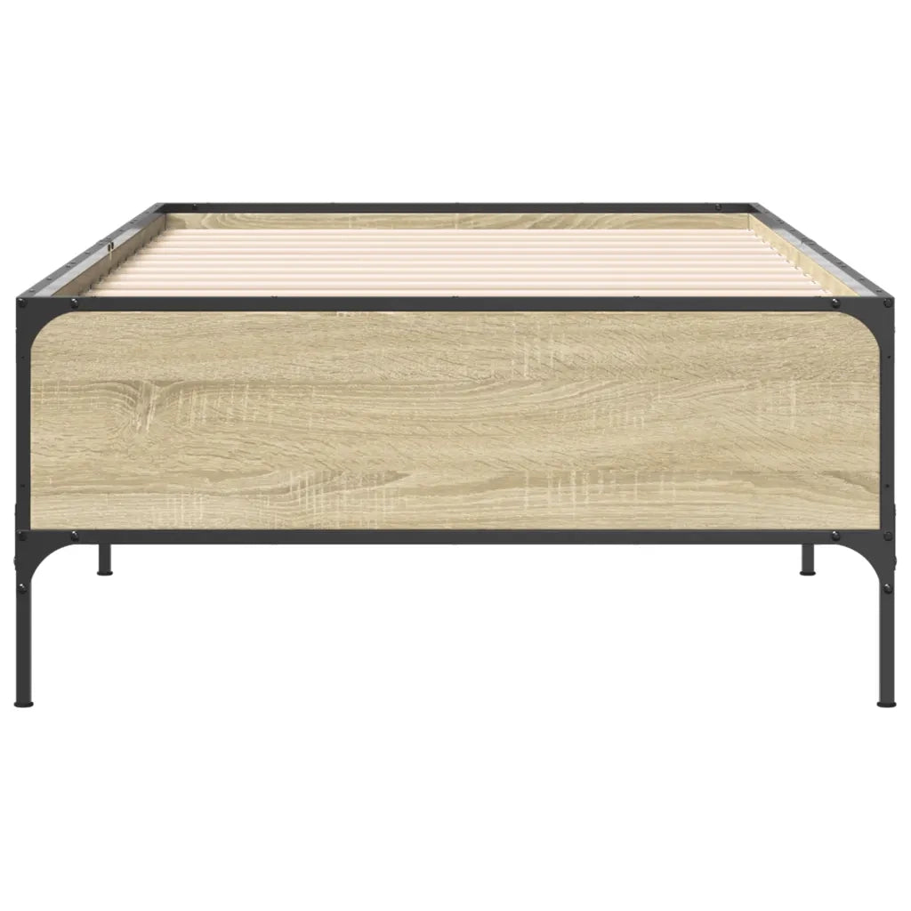 Giroletto Rovere Sonoma 100x200 cm Legno Multistrato e Metallo 844962