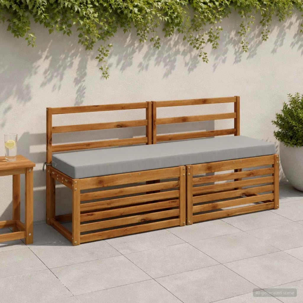 Cuscino per panchina SOEST 100% Poliestere Grigio 949872
