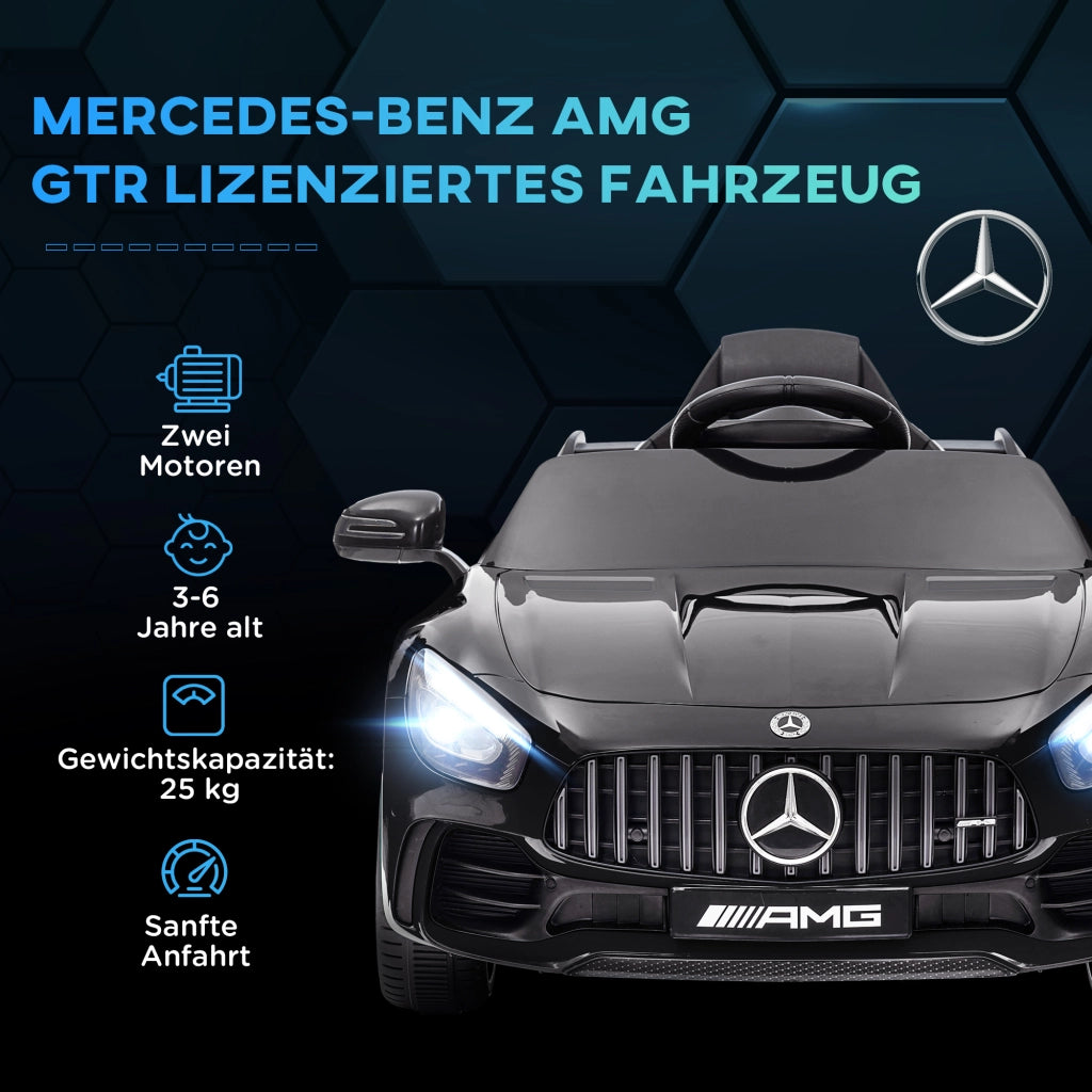 Auto elettrica per bambini Mercedes ¨C Minimal ¨C Nero