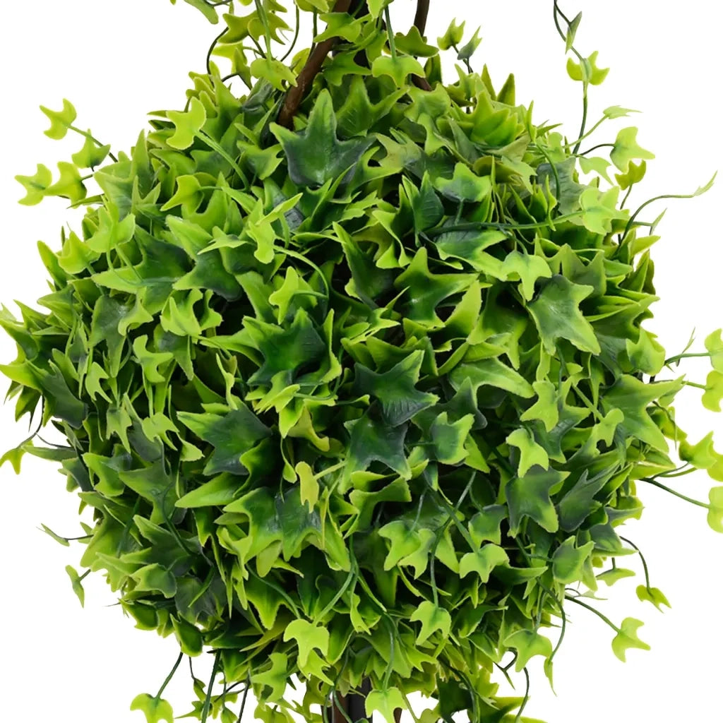 Pianta di Bosso Artificiale con Vaso-Piante Decorative Verde 100 cm