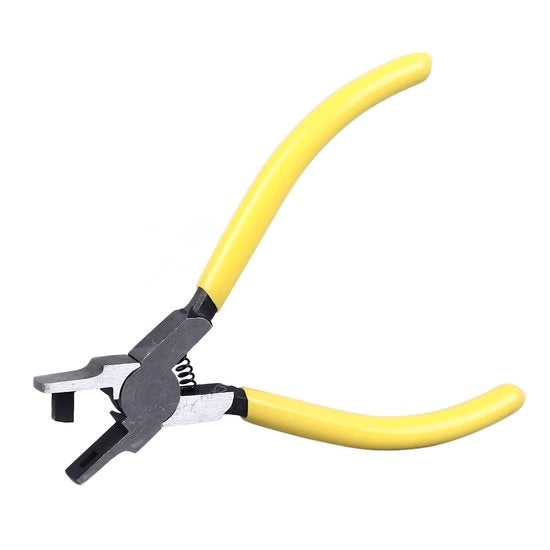 Cinturino per orologio Perforatore adattabile - Perforatore a slot 4x2mm - Adatto per Pelle/Nylon/Gomma - Acciaio di carbonio duraturo - Risultati professionali