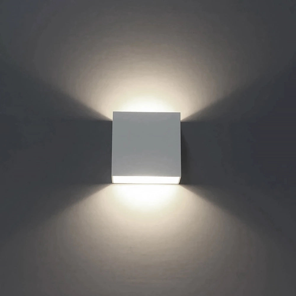 APPLIQUE LED QUADRATA SLIM 12W BI-EMISSIONE LUMINOSA LUCE NATURALE 4000K° - ILLUMINAZIONE EFFICIENTE E STILIZZATA IDEALE PER INTERNI SOGGIORNI CAMERE INGRESSI UFFICI E NEGOZI