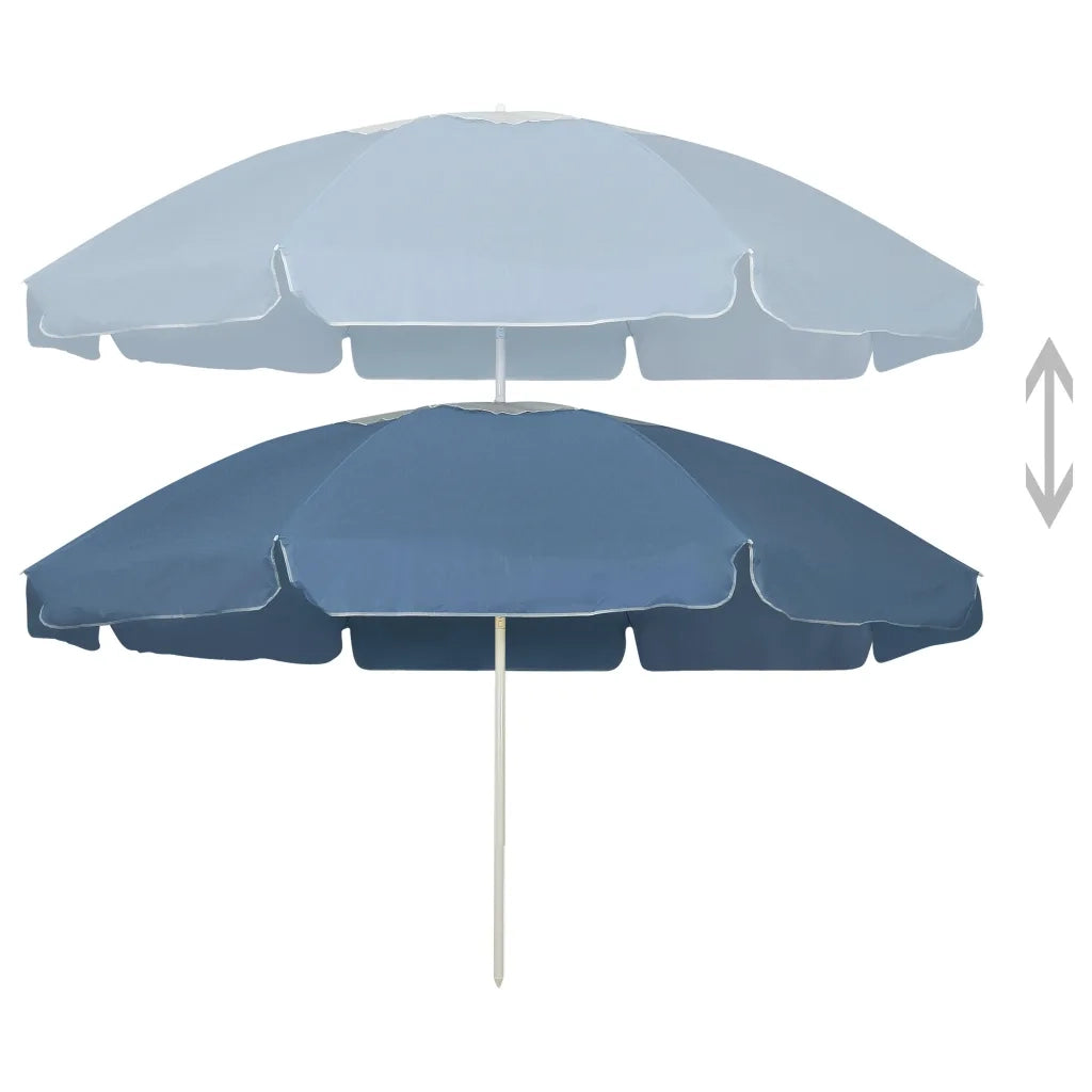 Ombrellone da Spiaggia Blu 240 cm 314712