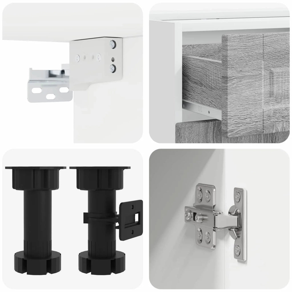 Unità Cucina PORTO 5 pcs Sonoma grigio Legno ingegnerizzato 3438281