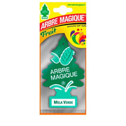 Trade Shop - Arbre Magique Mono Deodorante Profumatore Auto Profumazione Fragranza Mela Verde -